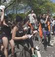 <b>9 de outubro - </b>Estudantes de artes cênicas fazem protesto bem-humorado na Unicamp  Foto: Rose Mary de Souza / Terra