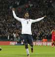 <p>Sturridge fez o quarto gol dos ingleses, que definiu a partida já nos acréscimos</p>  Foto: AP