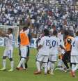 <p>Atletas da sele&ccedil;&atilde;o hondurenha comemoraram bastante proximidade de vaga na Copa</p>  Foto: EFE