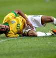 <p>Neymar sofreu mais da metada das faltas cometidas em jogadores da Seleção Brasileira</p>  Foto: EFE