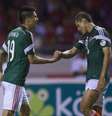 O México foi derrotado pela Costa Rica, mas conseguiu presença na repescagem contra a Costa Rica por conta da vitória dos Estados Unidos sobre o Panamá  Foto: Getty Images 