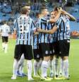 <p>Equipe gaúcha venceu com gol isolado de Barcos no início do segundo tempo</p>  Foto: André Antunes / Futura Press