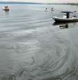 <p>Funcionários da Marinha e de órgãos ambientais foram deslocados para o local </p>  Foto: AFP