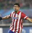 <p>Diego Costa comemora gol do Atlético de Madri contra o Austria Vienna.</p>  Foto: Heinz-Peter Bader / Reuters