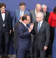 Líderes europeus reunidos na Bélgica  Foto: AP