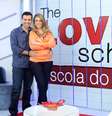 Renato e Cristiane apresentam o The Love School, na Record  Foto: Divulgação