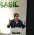A presidente Dilma Rousseff durante ato em comemoração aos 10 anos do Programa Bolsa Família, no Museu da República, em Brasília  Foto: Antonio Cruz / Agência Brasil