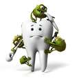 Se não for tratada, a cárie pode evoluir para uma infecção na raiz. Nesses casos são necessários tratamentos de canal, cirurgia ou extração dos dentes.   Foto: Shutterstock