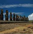 Ilha de Páscoa, no Chile, tem míticas estátuas moai  Foto: Jaime Borquez / Divulgação