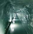 O Túnel de Gelo de Junfraujoch, na Suíça, fica no ponto mais alto da Europa  Foto: Neil Wilkie/Flickr
