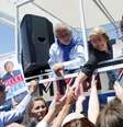 Candidata é favorita nas pesquisas para vencer as eleições  Foto: EFE
