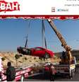 <p>Ferrari do atacante ficou destruída</p>  Foto: Sabah.com.tr / Reprodução