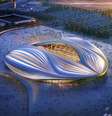 <p>Projeto do est&aacute;dio de Al Wakrah foi alvo de piadas</p>  Foto: Aecom / Twitter