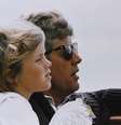 Caroline junto de seu pai, John F. Kennedy, em foto de 1962  Foto: AP