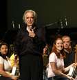 <p>Maestro João Carlos Martins acompanha a apuração do Carnaval 2015</p>  Foto: Paduardo / AgNews