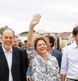 Dilma comentou resultado de leilões de aeroportos em Fortaleza  Foto: Roberto Stuckert Filho/PR / Divulgação