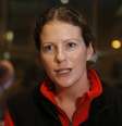 <b>23 de novembro</b> - A brasileira Ana Paula Maciel concede entrevista a jornalistas em São Petersburgo, na Rússia  Foto: AP