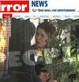 Imagem mostra flagrante da agressão de Charles Saatch à apresentadora, divulgada em junho  Foto: The Daily Mail / Reprodução