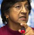 Navi Pillay fala pela primeira vez sobre a responsabilidade de Assad na guerra civil na Síria  Foto: AP