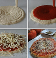 <p>Massa da pizza foi preparada no Foodini</p>  Foto: Divulgação