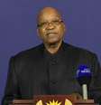 <p>Zuma, no anúncio da morte de Nelson Mandela, em pronunciamento em Pretória</p>  Foto: SABC pool / AP