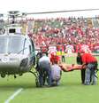 <p>Torcedores de Atlético-PR e Vasco entraram em conflito na Arena Joinville</p>  Foto: Paulo Sérgio / Agência Lance