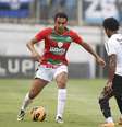 <p>Diogo em a&ccedil;&atilde;o no duelo contra o Gr&ecirc;mio, pela &uacute;ltima rodada da S&eacute;rie A</p>  Foto: Reginaldo Castro / Gazeta Press