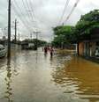 <p>Cidade de Nova Iguaçu ainda sofria com os efeitos do temporal da semana passada quando foi atingida por nova enxurrada</p>  Foto: Instagram / Reprodução