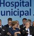 <p>Lula foi o único a não discursar durante inauguração de hospital em São Bernardo do Campo</p>  Foto: Bruno Santos / Terra