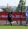 <p>Gilberto Silva e Júnior César ainda esperam definição do Atlético-MG</p>  Foto: Felipe Held / Terra