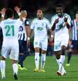 Guehi comemora depois de marcar para o Raja Casablanca na prorrogação contra o Monterrey  Foto: Getty Images 