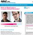 Houve aumento no número de apoiadores ao pedido de asilo após a divulgação da carta de Snowden  Foto: Reprodução