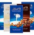 <p>Embalagens de chocolates Lindt</p>  Foto: Divulgação