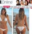 Kim Kardashian esteve em uma praia de Miami  Foto: Daily Mail / Reprodução