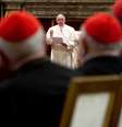 <p>Papa Francisco falou pela primeira vez à Cúria Romana neste sábado</p><p> </p>  Foto: AP