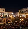  Mais de 3 mil pessoas compareceram no parque Carlos Manuel de Gramados em Santiago de Cuba, a segunda maior cidade do país e que está situada a 900 quilômetros de Havana  Foto: EFE