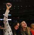 <p>Michelle Rodriguez e Cara Delevigne estavam juntas desde fevereiro deste ano. </p>  Foto: AFP