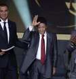 <p>Amarildo foi convidado especial do evento na sede da Fifa</p>  Foto: AFP