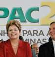 <p>Em anúncio de investimentos do PAC 2, Dilma defendeu parceria entre governos e distribuição de recursos</p>  Foto: Roberto Stuckert Filho / Divulgação