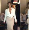 <p>Kim Kardashian não se cansa de exibir as curvas no Instagram</p>  Foto: Reprodução/Instagram