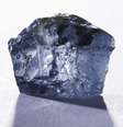 O diamante azul de 29,6 quilates encontrado pela empresa na mina da África do Sul  Foto: Petra Diamonds / Divulgação