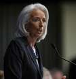 <p>"A mais recente fotografia da economia global parece desconfortavelmente familiar: uma recuperação frágil e desigual", afirmou Christine Lagarde</p>  Foto: Gary Cameron / Reuters