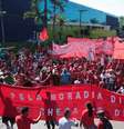 Manifestantes bloquearam diversas avenidas na zona sul  Foto: Luiz Cláudio Barbosa / Futura Press