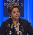 Dilma Rousseff participa pela primeira vez do Fórum Econômico Mundial, em Davos  Foto: Reprodução