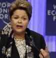 <p>Presidente Dilma Rousseff discursa no Fórum Econômico Mundial em Davos, na Suíça</p>  Foto: Ruben Sprich / Reuters