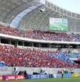 Torcida comparece à inauguração da Arena das Dunas, estádio que será sede da Copa do Mundo de 2014  Foto: Frankie Marcone / Futura Press