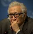 <p>O enviado especial da ONU ao conflito s&iacute;rio,&nbsp;Lakhdar Brahimi, em Genebra</p>  Foto: AP