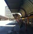 <p>Terminal da Praça Parobé, um dos mais movimentados no centro de Porto Alegre, estava vazio nesta quarta-feira</p>  Foto: Marcelo Miranda Becker / Terra