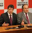 Haddad e o secretário de Segurança Pública, Fernando Grella Vieira, classificaram ação do Denarc como 'incidente'  Foto: Vagner Magalhães / Terra
