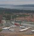 Vista geral do canteiro de obras da hidrelétrica de Belo Monte, em Pimental, próximo ao município de Altamira, no Pará  Foto: Paulo Santos / Reuters